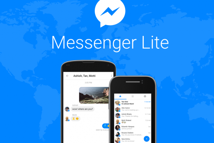 Facebook выпустила Messenger Lite для бюджетных смартфонов
