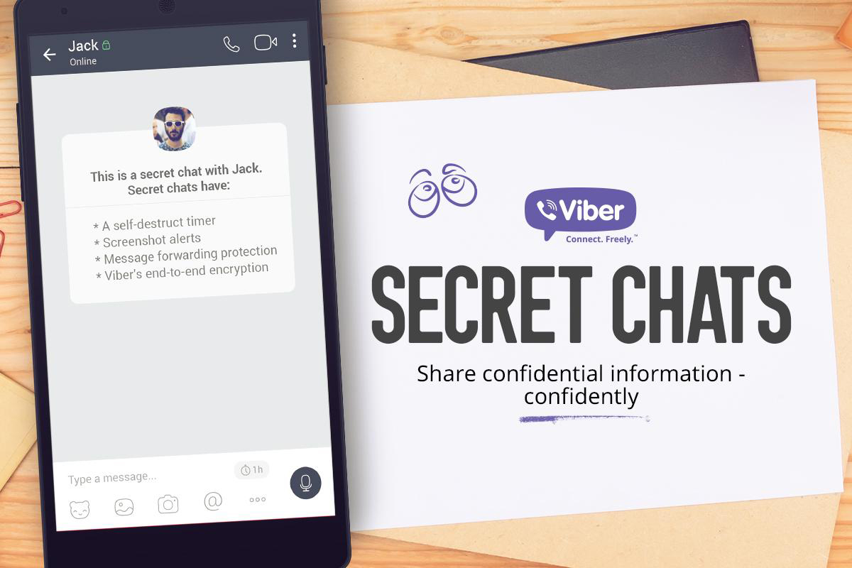 В новой версии мессенджера Viber появились секретные чаты