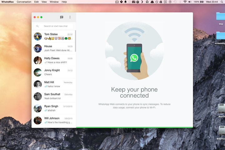 WhatsApp выйдет на Windows и Mac