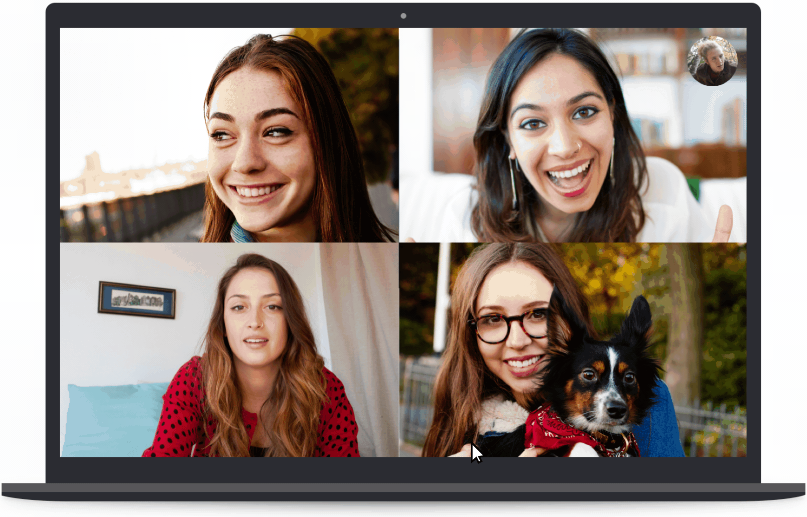 Skype размытие фона