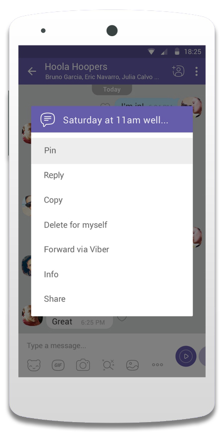 Viber приватная отправка сообщений