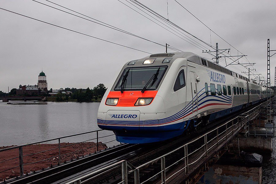 Tele2 планирует реализовать проект по обеспечению услуг связи в поездах Аллегро курсирующих между Петербургом и Хельсинки